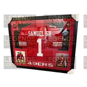Custom Framed Deebo Samuel Autographed Jersey (With Certificate of Authenticity)